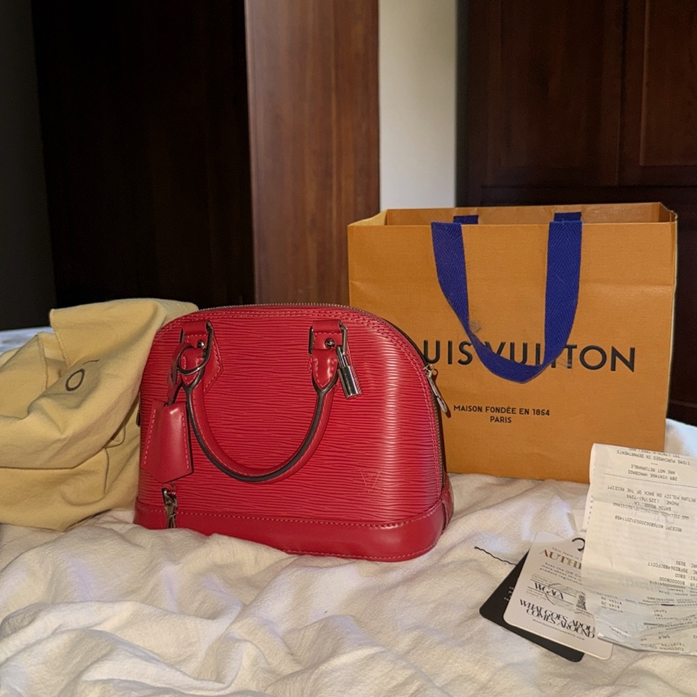 Louis Vuitton Red BB